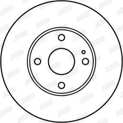 Jurid 562197JC-1 - Тормозной диск autospares.lv