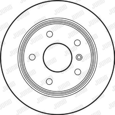 Jurid 562149J-1 - Тормозной диск autospares.lv