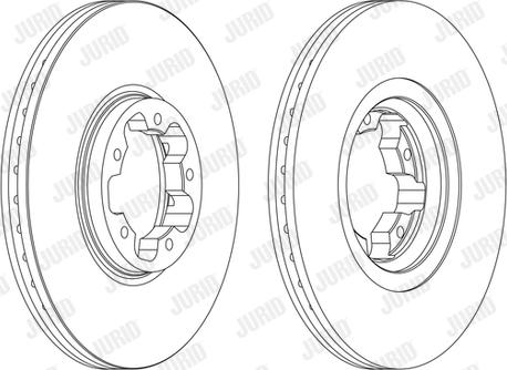 Jurid 562141J - Тормозной диск autospares.lv