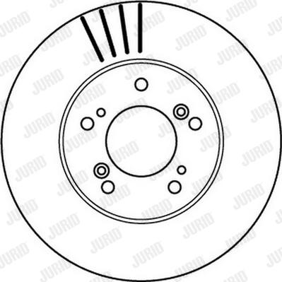 Jurid 562143JC-1 - Тормозной диск autospares.lv