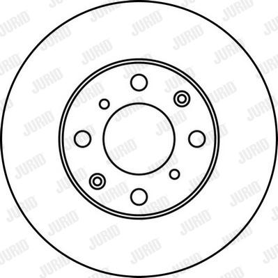 Jurid 562142JC-1 - Тормозной диск autospares.lv