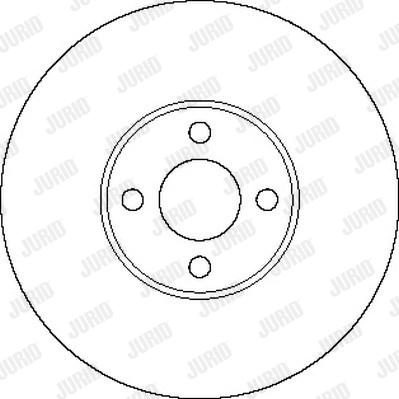 Jurid 562154J - Тормозной диск autospares.lv