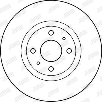 Jurid 562151J - Тормозной диск autospares.lv