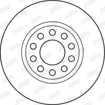 Jurid 562152J - Тормозной диск autospares.lv
