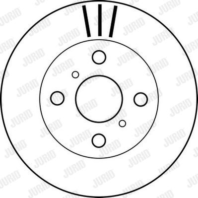 Jurid 562169J - Тормозной диск autospares.lv