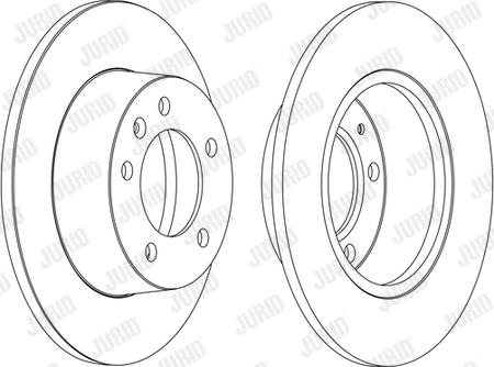 Jurid 562164J - Тормозной диск autospares.lv