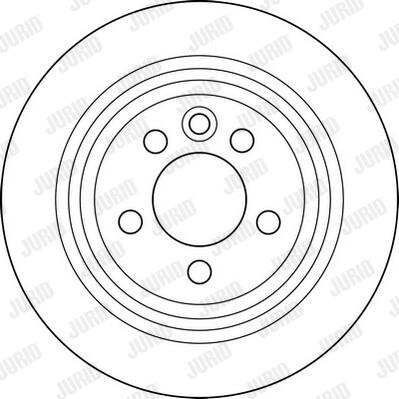 Jurid 562166JC-1 - Тормозной диск autospares.lv