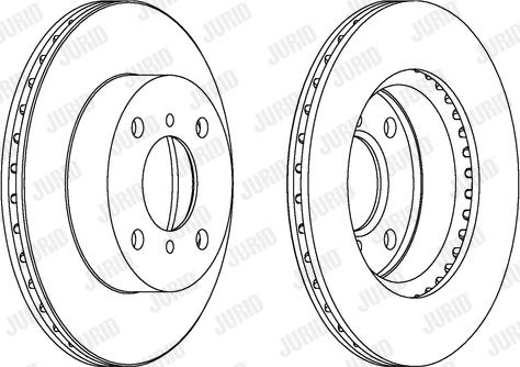 Jurid 562167JC-1 - Тормозной диск autospares.lv