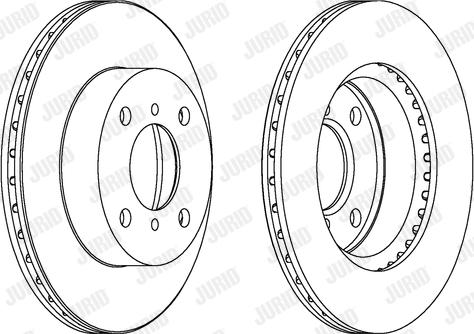 Jurid 562167JC - Тормозной диск autospares.lv