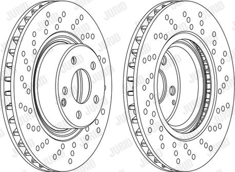 Jurid 562101J - Тормозной диск autospares.lv