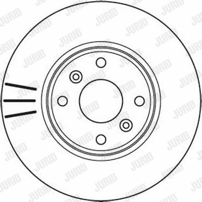 Jurid 562103J - Тормозной диск autospares.lv