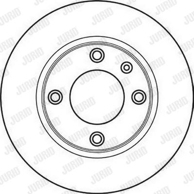 Jurid 562107JC - Тормозной диск autospares.lv