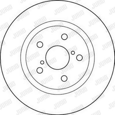 Jurid 562119J-1 - Тормозной диск autospares.lv