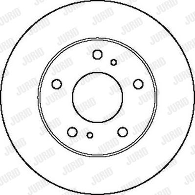 Jurid 562115J-1 - Тормозной диск autospares.lv