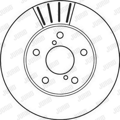 Jurid 562116J - Тормозной диск autospares.lv