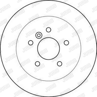 Jurid 562111J - Тормозной диск autospares.lv