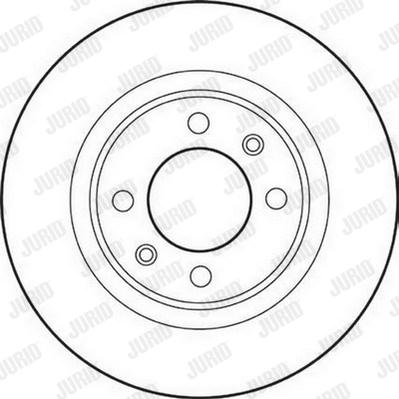 Jurid 562189J - Тормозной диск autospares.lv