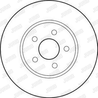 Jurid 562180JC-1 - Тормозной диск autospares.lv