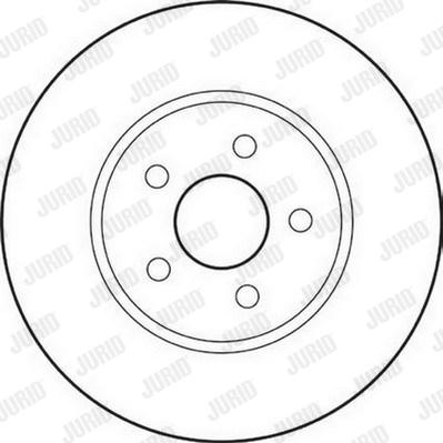 Jurid 562180J - Тормозной диск autospares.lv