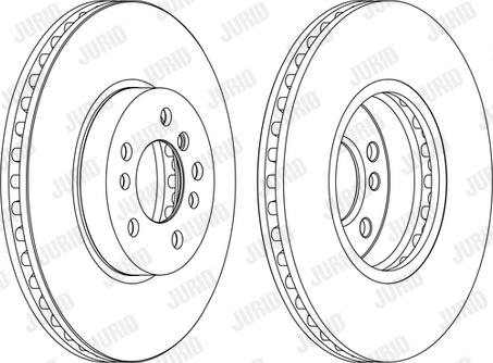 Jurid 562134J - Тормозной диск autospares.lv