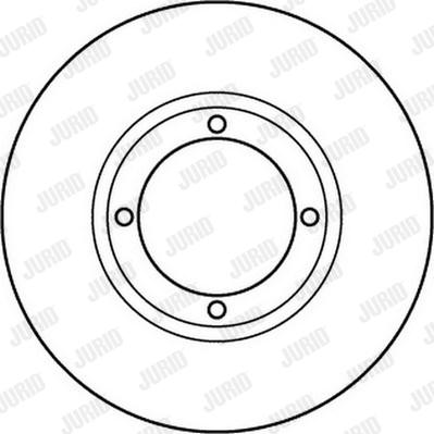 Jurid 562138J - Тормозной диск autospares.lv