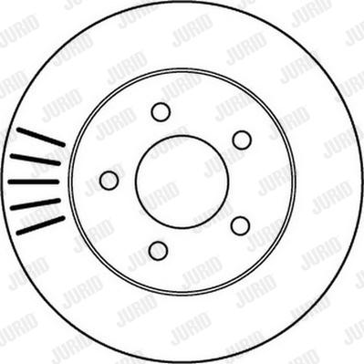 Jurid 562137J - Тормозной диск autospares.lv