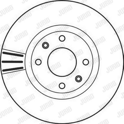 Jurid 562129J - Тормозной диск autospares.lv