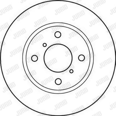 Jurid 562124J - Тормозной диск autospares.lv