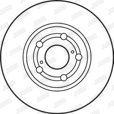 Jurid 562125J - Тормозной диск autospares.lv