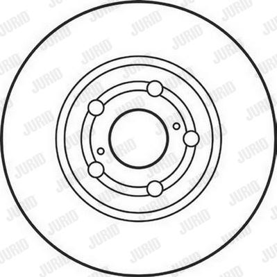 Jurid 562125JC - Тормозной диск autospares.lv