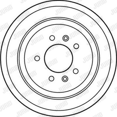 Jurid 562127JC - Тормозной диск autospares.lv