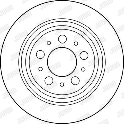 Jurid 562174JC-1 - Тормозной диск autospares.lv