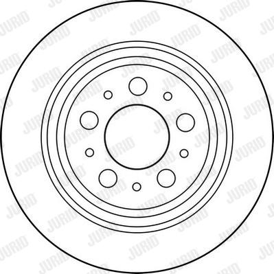 Jurid 562174J - Тормозной диск autospares.lv