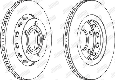 Jurid 562176J - Тормозной диск autospares.lv