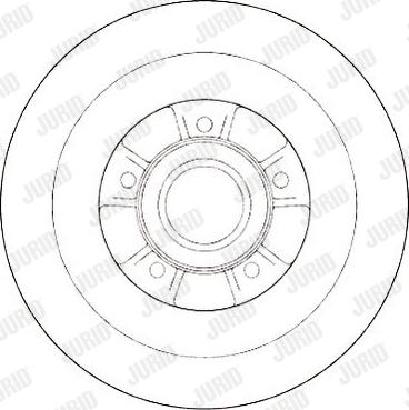 Jurid 562170J - Тормозной диск autospares.lv