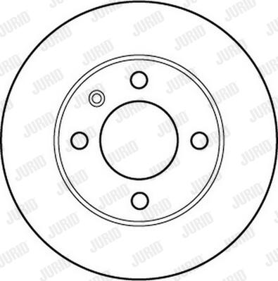 Jurid 562171J-1 - Тормозной диск autospares.lv