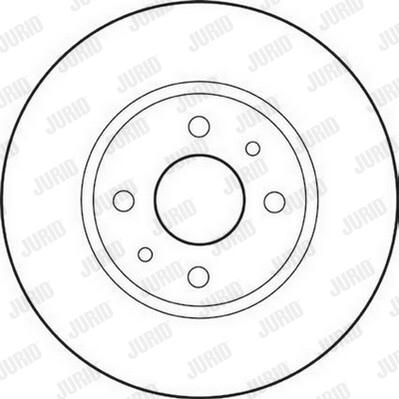 Jurid 562178JC-1 - Тормозной диск autospares.lv