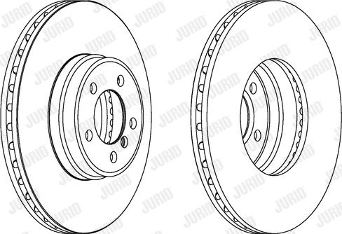 Jurid 562899JC-1 - Тормозной диск autospares.lv