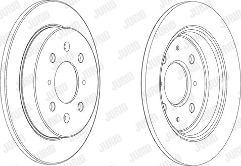 Jurid 562851JC - Тормозной диск autospares.lv