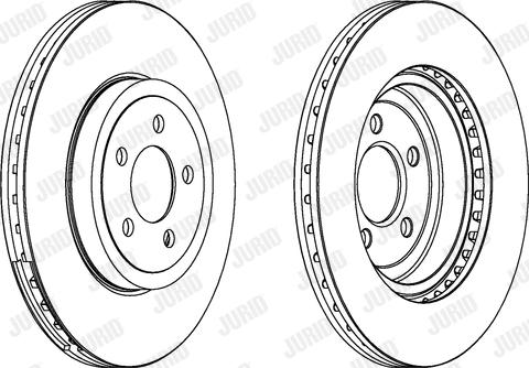 Jurid 562868JC - Тормозной диск autospares.lv