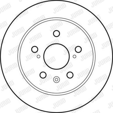 DJ Parts BD2562 - Тормозной диск autospares.lv