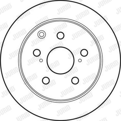 Jurid 562808JC - Тормозной диск autospares.lv