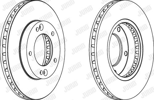 Jurid 562819JC - Тормозной диск autospares.lv