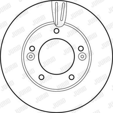 Jurid 562818JC - Тормозной диск autospares.lv