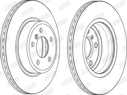 Jurid 562889JC - Тормозной диск autospares.lv