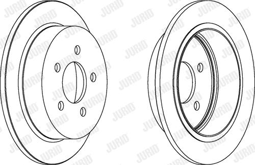 Jurid 562880JC - Тормозной диск autospares.lv