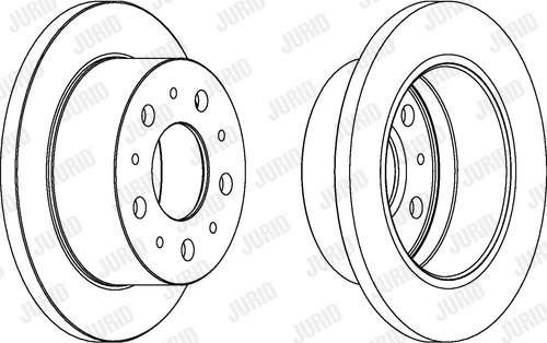 Jurid 562835JC - Тормозной диск autospares.lv