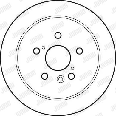 Jurid 562825JC-1 - Тормозной диск autospares.lv