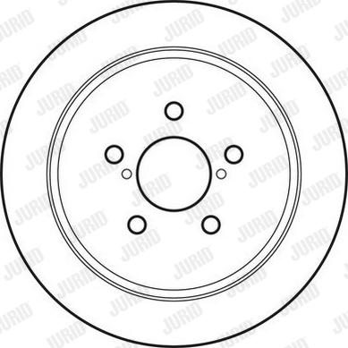 Jurid 562826JC-1 - Тормозной диск autospares.lv