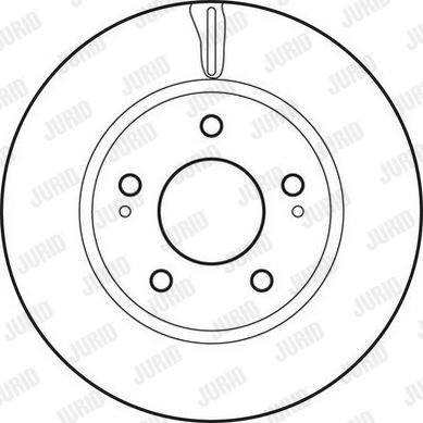 Jurid 562820JC - Тормозной диск autospares.lv